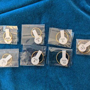 BNWT Gold Tone Rings